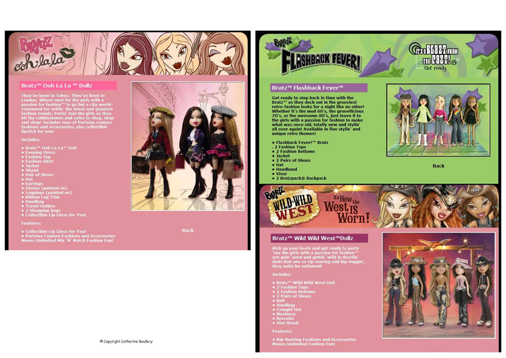 Bratz Catalogues